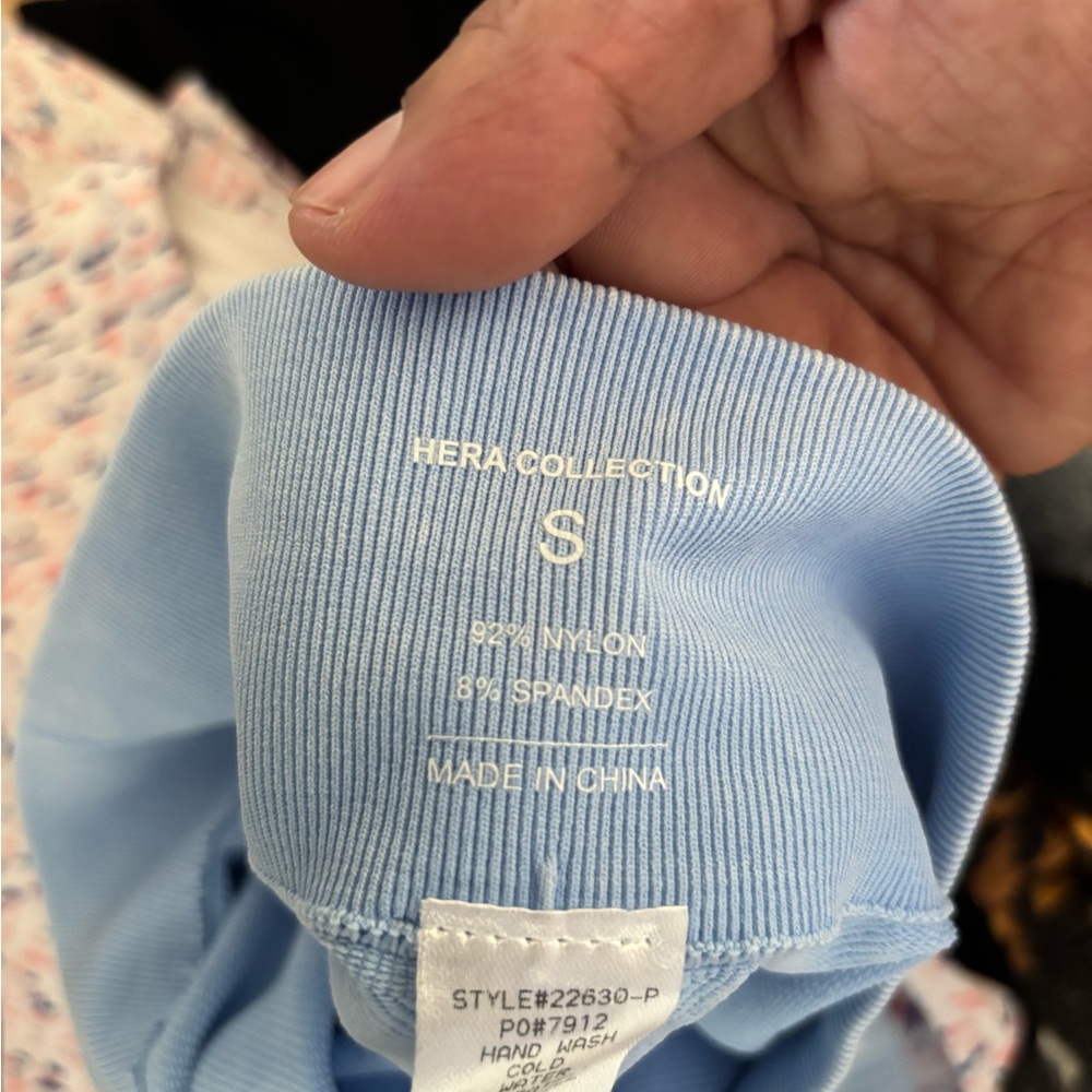 Hera Collection Sky Blue Ribbed Apparel - Picture 5 of 5
